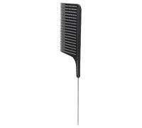 Sonew Pettine per Colpi di Sole, Pettine Professionale a Coda di Topo per Acconciature e Colorazioni, con Impugnatura Ergonomica e Denti in Acciaio Inossidabile (BLACK)