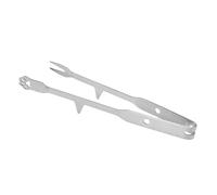 Sonew Pinza da con Punta Verticale e Impugnatura Strutturata, Pinza per Barbecue con Forchetta per Servire Bistecche, Carne, Verdure, Insalata, 11,6 Pollici