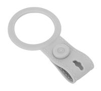 Sonew Porta Strofinacci, 4 Ganci in Silicone per Asciugamani da con Bottone, Clip Antiscivolo per Asciugamani da Bagno per Asta per Maniglia del Forno, Salvaspazio per Piccola (GRAY)