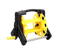 Sonew Portatubo Portatile con Manovella, Supporto per Tubo da Giardino in PP e Avvolgitore per Irrigazione del Prato all'aperto, Lavaggio Auto, capacità del Tubo Fino a 25 M, Montaggio a Parete o