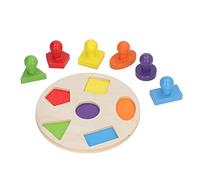 Sonew Puzzle Educativo a Forma di Legno per Bambini - Tabellone di Smistamento Geometrico Colorato per lo Sviluppo delle abilità e il Divertimento dell'apprendimento