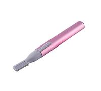 Sonew Remover per Capelli Al Sopracciglio Elettrico Portatile per Donne con Trimmer Lama e funzionalità di Rasoio in Rosa - Compatta e Comoda Depilazione Al Viso e Ai del Corpo a Batteria