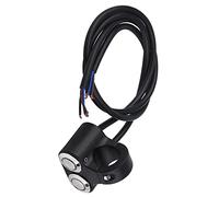 Sonew Robusto in Lega di Alluminio in Lega 7/8 Pollici Interruttore del Manubrio Moto con Indicatore a LED per Faro e Luce Fendine (Autobloccante)