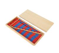 Sonew Set di Aste Matematiche Montessori per la Prima Educazione | Giocattoli Colorati per l'apprendimento Numerico in Scatola Portaoggetti per Bambini 3+