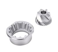 Sonew Set di Macine Coniche in Acciaio Inossidabile da 48 Mm - Sostituzione delle Macine per macinacaffè Macinatura Uniforme, un Sapore Migliorato e un'ampia compatibilità con la Macchina