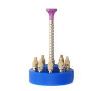 Sonew Set di Strumenti per il Montaggio delle Lancette dell'orologio con 10 Misure di Perni per Orologiaio Verde - Posizionatore di Aghi Professionale e Strumento di Installazione (BLUE)