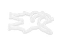 Sonew Set Natalizio in Silicone - Forme Fai da Te per Decorazioni Uniche per Alberi, Principianti e Artigiani (Serie di Natale-Babbo Natale)