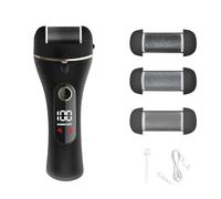 Sonew Smerigliatrice Elettrica per Piedi, Macchina per Pedicure Ricaricabile per la Rimozione della Pelle Morta e dei Calli, con Ricarica USB per Uso Domestico (BLACK)