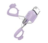 Sonew Sonew Piegaciglia Riscaldato, Piegaciglia Elettrico a Ricarica Rapida, Arricciatura a Lunga Durata con Calore Elettrico in Metallo 2 in 1 per Donne e Ragazze (Viola)