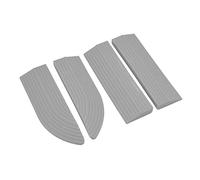 Sonew Striscia Universale per Soglia Davanzale in Gomma per un Accesso più Facile | Adatto per Spazzatrici e Sedie a Rotelle - Set da 4 Pezzi in Beige (GRAY)