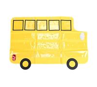 Sonew Tasca per Parole a Forma di Bus con Tasche Trasparenti, Fori per Appendere, per Aule, Strisce di Parole, Flashcard