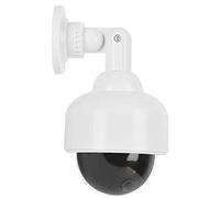 Sonew Telecamera di sicurezza fittizia, Telecamera di Sicurezza Falsa Dome CCTV Telecamera di Sorveglianza CCTV impermeabile realistico con Lig LED Rosso Lampeggiante