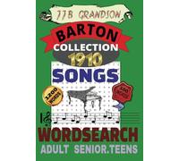 song 1910 wordsearch puzzle: 1910 to 1919 MUSIC Word Search Book For Adults, seniors .teens easy to read print 1200 Fun Words, 100 Puzzles, 50 Fact or ... Words, 100 Puzzles, 100 (BARTON COLLECTION)