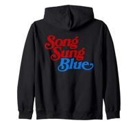Song Sung Blue Logo Felpa con Cappuccio