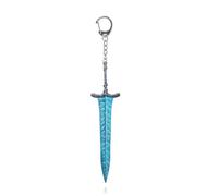 SONGCHANGJEWELRY Elden Ring Frost Knight's Sword Portachiavi - Collezione Ranni Dark Moon Greatsword Toys - Regalo decorativo per donne, uomini e fan, Blu e nero., Large