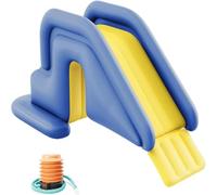 SONGDIQI Scivolo Gonfiabile, Scivolo Gonfiabile per Piscina(Blue)