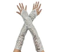 Songelt 2 guanti sportivi all'aria aperta guanti da ciclismo guanti antivento caldi con paillettes per polso e avambraccio che proteggono comodi traspiranti