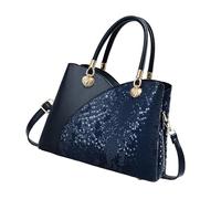 Songelt 2025 Borsa a tracolla da donna di grande capacità elegante borsa a tracolla spaziosa borsa a tracolla per pendolari lavoro o borsa a tracolla di grande capacità quotidiana per le donne, Blu