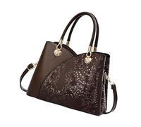 Songelt 2025 Borsa a tracolla da donna di grande capacità elegante borsa a tracolla spaziosa borsa a tracolla per pendolari lavoro o borsa a tracolla di grande capacità quotidiana per le donne, Caff