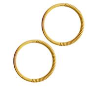 Songelt 2pcs Simulato Vimini Maniglia Pratica Ricambio Tessitura Maniglia Per Borse All'uncinetto Fatti A Mano E Decorazioni Vacanze Borsa Principiante, Piccolo, One Size