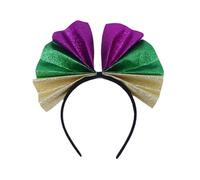 Songelt Accessori Mardi Gras copricapo morbido e confortevole fascia per costume alla moda copricapo per festival e feste a tema fascia in tessuto