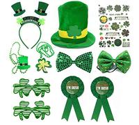 Songelt Accessori per il giorno di San Patrizio Festival irlandese Costume Set Donne Uomini Cosplay Puntelli Per La Casa Festival Festa a Tema Patricks Day Accessori