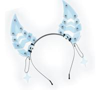 Songelt Acrilico Punk Hairband Con Dente Animale Dente Grip Cosplay Fascia Accessori Per Capelli Festa Copricapo Per Individui di Moda Trasparente Elegante Copricapo