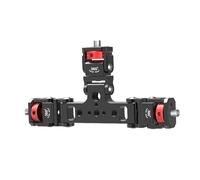 Songelt Adattatore triplo in alluminio con filettatura da 1/4 di pollice Supporto a 360 gradi per fotocamera Telefono treppiede Microfono Supporto per attrezzature fotografiche professionali