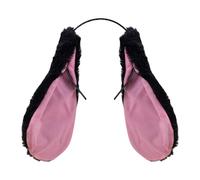 Songelt Adorkable Conigli Masquerade Collare Copricapo Per Proms Compleanno Fasce Per Capelli Divertente Copricapo Peloso Capelli Copricapo Per Signora Masquerade Fascia Donne