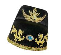 Songelt Antico cappello ufficiale cinese tradizionale copricapo per adulti e bambini cappello antico cinese per cosplay festival culturale