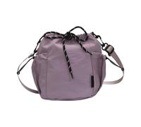 Songelt Borsa a secchiello in nylon unisex compatta con tracolla regolabile Borse a tracolla di grande capacità per viaggi Attività all'aperto Pratica borsa a tracolla in nylon, Viola, One Size