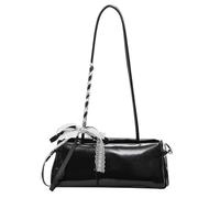 Songelt Borsa a tracolla con fiocchi dolci per le donne Hoboes alla moda borsa in pelle PU borsa ascellare pochette borsa con cerniera borsa ascellare alla moda, Nero , One Size