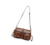 Songelt Borsa a tracolla da donna Borsa a tracolla in pelle PU Borsa da ascella Punk Borsa a tracolla estetica per pendolari alla moda per tutti i giorni in pelle PU Crossbody per le donne spalla
