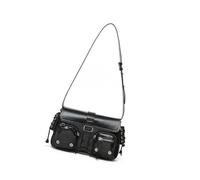 Songelt Borsa a tracolla da donna Borsa a tracolla in pelle PU Borsa da ascella Punk Borsa a tracolla estetica per pendolari alla moda per tutti i giorni in pelle PU Crossbody per le donne spalla