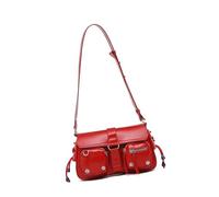 Songelt Borsa a tracolla da donna Borsa a tracolla in pelle PU Borsa da ascella Punk Borsa a tracolla estetica per pendolari alla moda per tutti i giorni in pelle PU Crossbody per le donne spalla