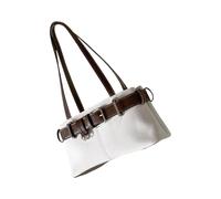 Songelt Borsa a tracolla da donna borsa ascellare con fibbia cintura ornamento borsa per shopping e appuntamenti con ampia capacità borsa compatta in PU per le donne, Caff, One Size