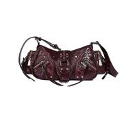 Songelt Borsa a tracolla da donna con rivetti borsa da pendolarismo in pelle PU Crossbody retrò ascella multi-tasche borse da donna moda ascella in pelle PU Crossbody retrò rivetti spalla, B, One Size