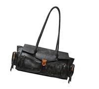 Songelt Borsa a tracolla da donna in pelle PU con disegni ergonomici grandi borse ascellari per pendolari quotidiani o gite borsa da donna alla moda, Nero , One Size
