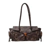 Songelt Borsa a tracolla da donna in pelle PU con disegni ergonomici grandi borse ascellari per pendolari quotidiani o gite borsa da donna alla moda, Caff, One Size