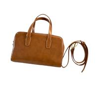 Songelt Borsa a tracolla leggera da donna con bombetta e tracolla, per un look elegante e pratico per ogni occasione, Marrone, One Size