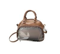Songelt Borsa a tracolla leggera unisex casual borsa a tracolla spaziosa scomparto superiore borsa con manico per accessori essenziali borsa anime, Colore caffè., One Size