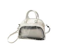 Songelt Borsa a tracolla leggera unisex casual borsa a tracolla spaziosa scomparto superiore borsa con manico per accessori essenziali borsa anime, bianco, One Size