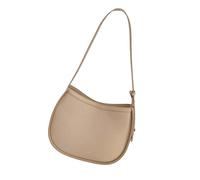 Songelt Borsa a tracolla per le donne alla moda semplice borsa borsa in tela borsa ascellare pochette alla moda con chiusura a cerniera frizione con chiusura a cerniera, Beige, One Size