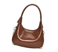 Songelt Borsa a tracolla per le donne borsa in poliuretano pochette alla moda borse a tracolla con tracolla rimovibile per lavoro shopping viaggio borsa hoboes donna, Marrone, One Size