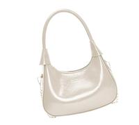 Songelt Borsa a tracolla per le donne borsa in poliuretano pochette alla moda borse a tracolla con tracolla rimovibile per lavoro shopping viaggio borsa hoboes donna, bianco, One Size