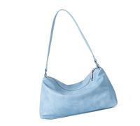 Songelt Borsa a tracolla per le donne pochette da sera borsa borsa in pelle PU borsa ascellare con chiusura a cerniera semplice borsa pochette con chiusura a cerniera, Blu, One Size