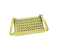 Songelt Borsa a tracolla singola da donna alla moda con borchie a pois e cinturino regolabile in pelle PU borsa sotto le ascelle per uso quotidiano borsa alla moda, Verde, One Size