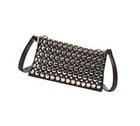 Songelt Borsa a tracolla singola da donna alla moda con borchie a pois e cinturino regolabile in pelle PU borsa sotto le ascelle per uso quotidiano borsa alla moda, Caff, One Size