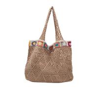 Songelt Borsa da spiaggia da donna lavorata a maglia borsa da spiaggia alla moda spalla casual vacanza elegante ascella pendolarismo donna lavorato a maglia ascella spiaggia vacanza casual spalla alla
