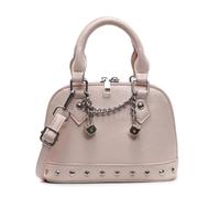 Songelt Borse a tracolla e a tracolla da donna alla moda 2025 in PU lucido borse con eleganti decorazioni a rivetto per uso quotidiano borsa in PU lucida, B, One Size